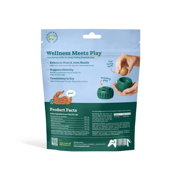 Woof - Wholesale Pet Treats - Dog - Joint Health Wellness Pops3