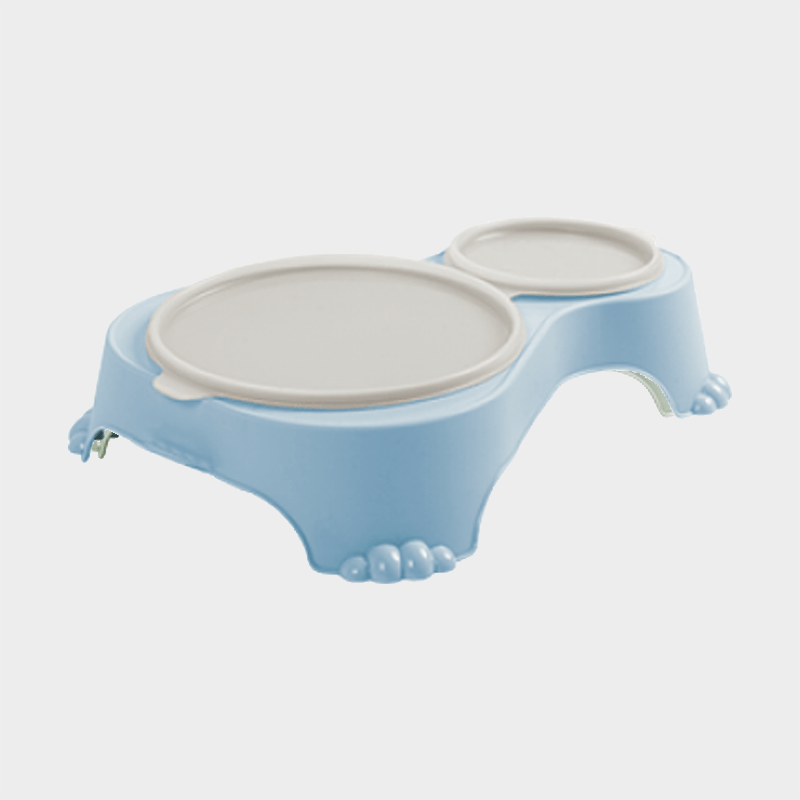 4cats Heimtierbedarf GmbH - Wholesale Pet Bowl - Cat/Dog - Rotho MyPet Sally double food bowl 1 l + 0.28 l with lid4