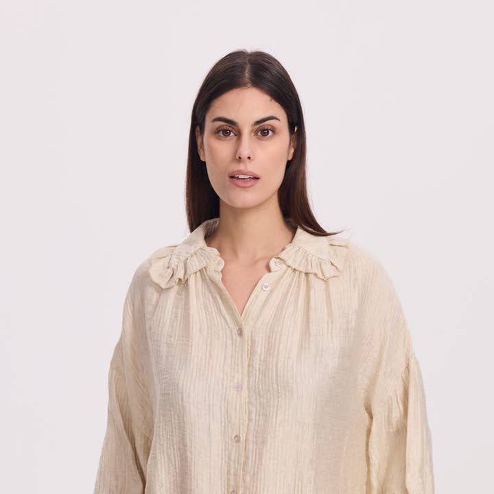 Light blouse with gathered collar and other Purchase Wholesale gordijnrails. Free Returns & Net 60 Terms on Faire trending on Faire.