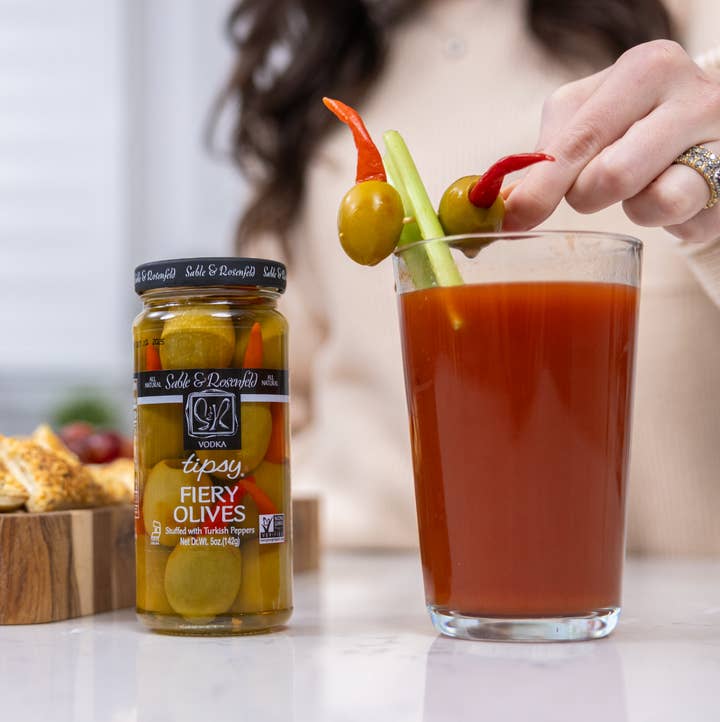 Sable and Rosenfeld est.1970 - Wholesale Olives - Sable & Rosenfeld Fiery Olives 5oz / 60