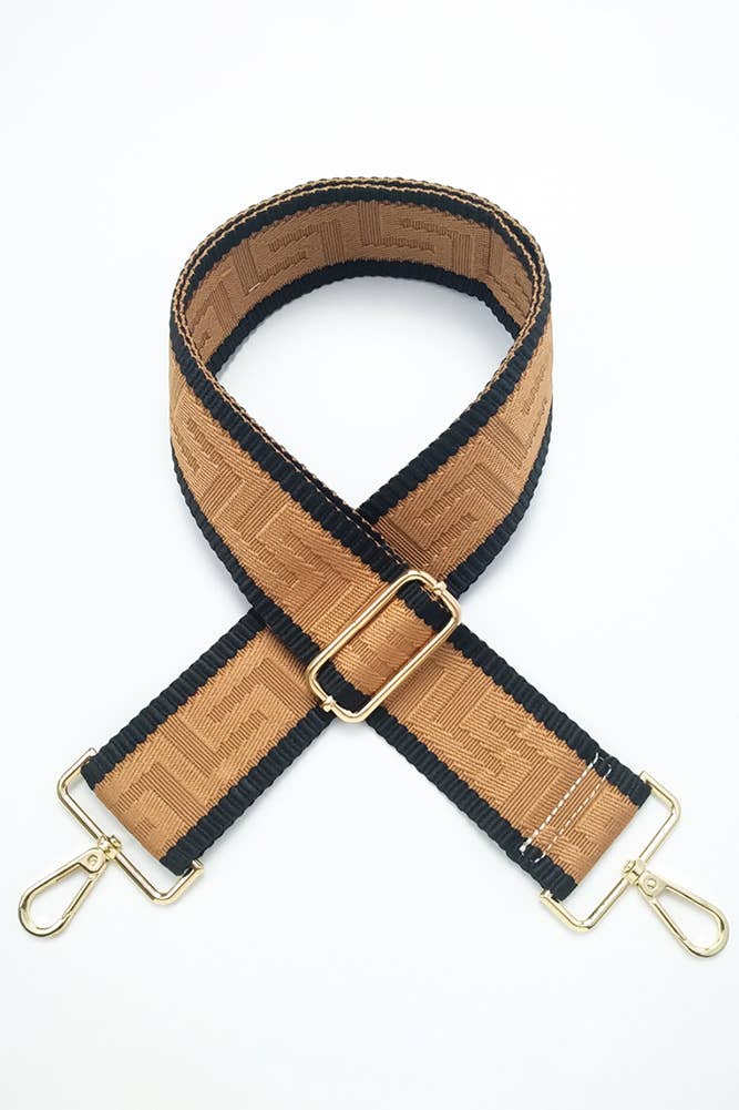 Hana - Vente Sangle pour sac – femme - Sangle pour sac à motif géométrique3