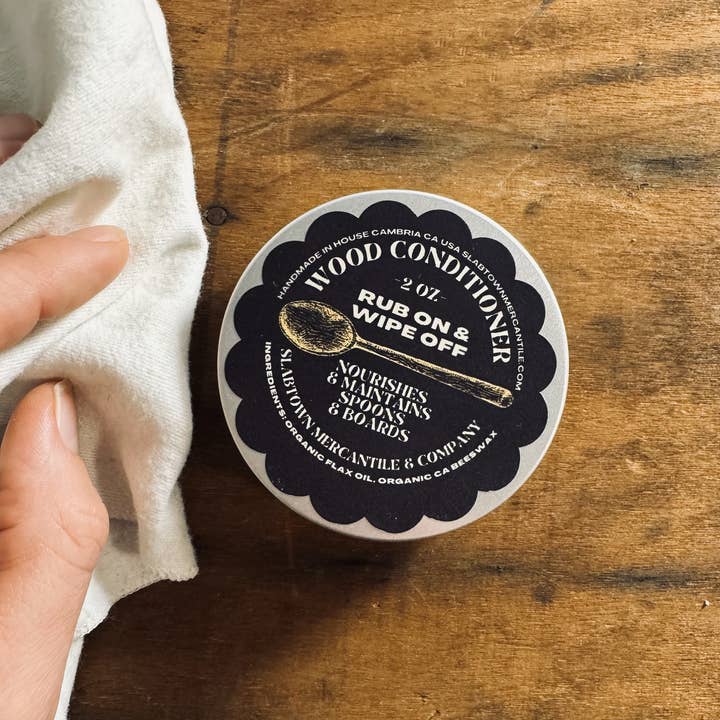 Wood Conditioner 2oz. Tin for wholesale by Slabtown Mercantile & Company