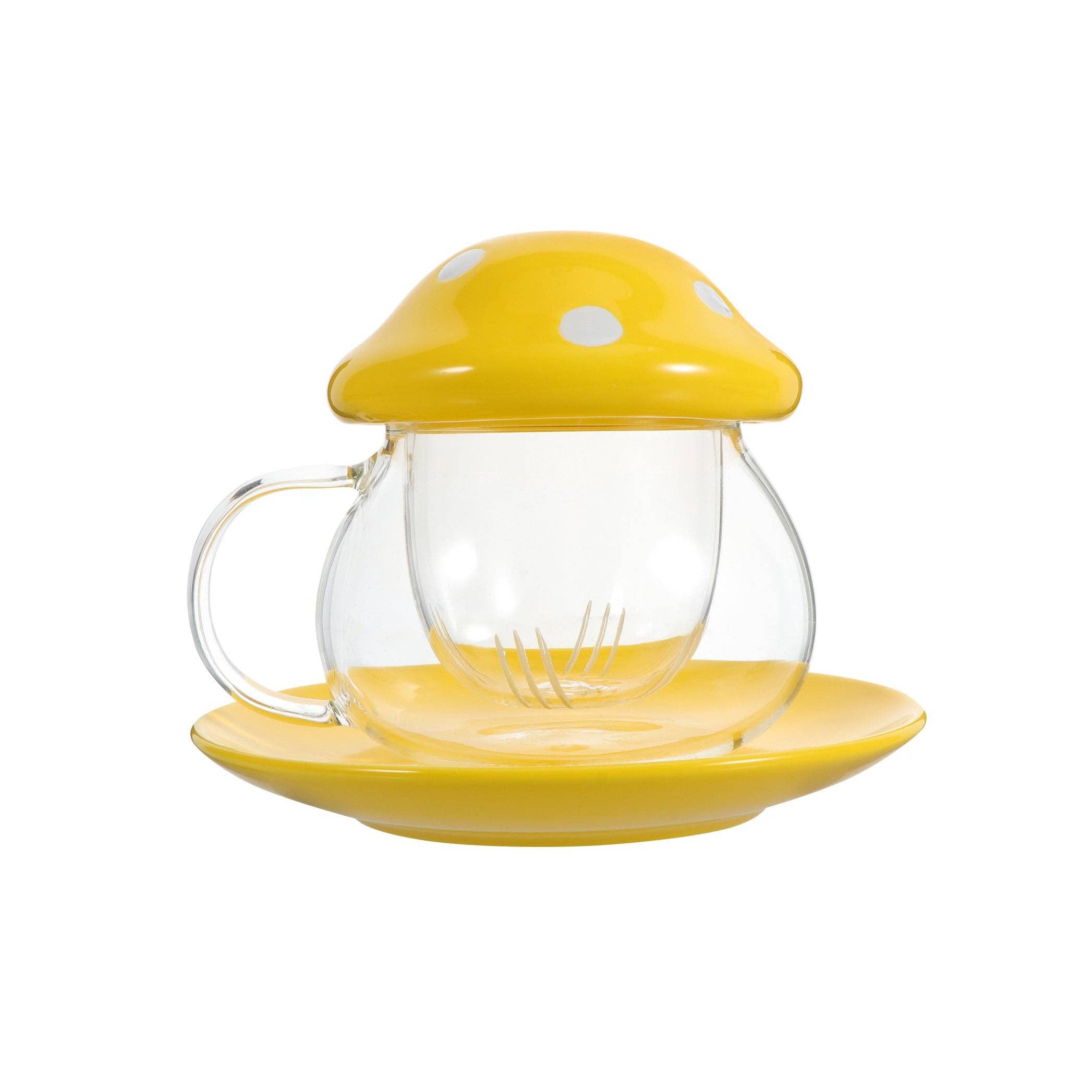 Filtrum Home - Vente Passoires à thé/infuseurs - Verre infuseur à thé en forme de champignon4