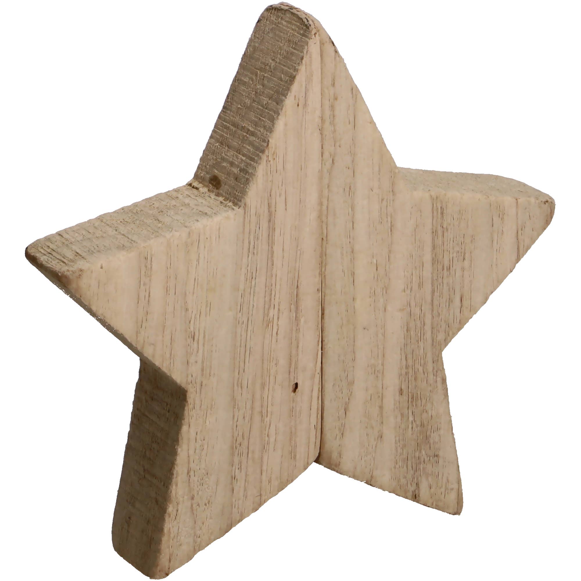 Vosteen - Wholesale Christmas Decoration - Frosti wooden star, D15cm, H15cm, natural0