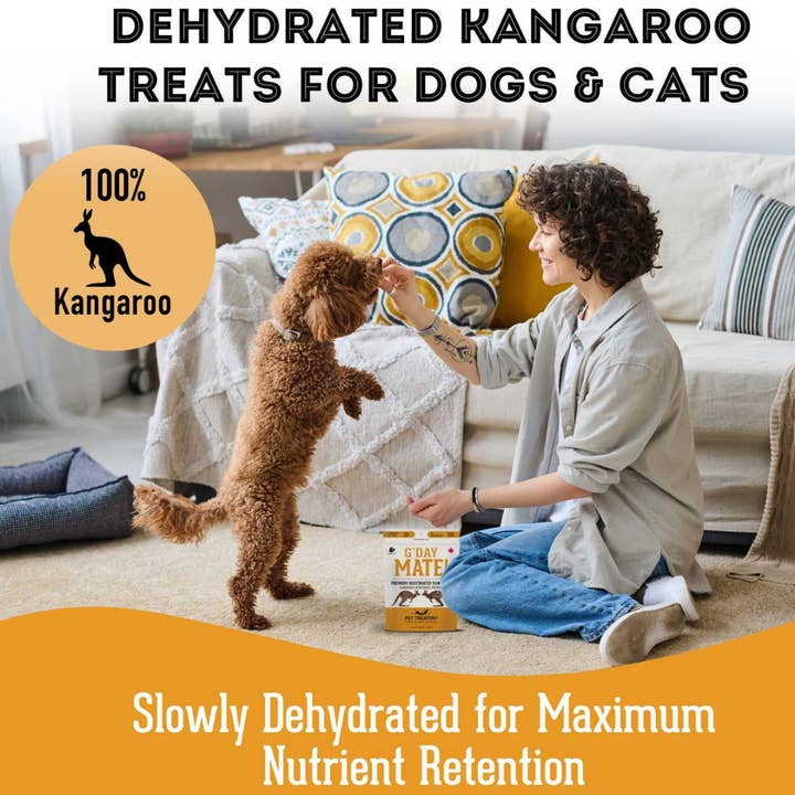 The Granville Island Pet Treatery (Canada) - Wholesale Pet Treats - Dog - Kangaroo Dehydrated Pet Treats: High-Protein & Low-Fat