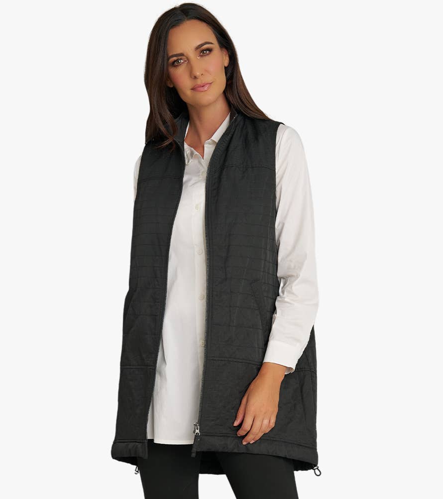 Stella Carakasi - Wholesale Outerwear Vest - Women's - Women's Zip-Front On The Go Vest13