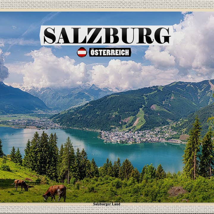 Femer - Wholesale Sign - Austrian Salzburger Land Nature Travel Sign 30x20cm