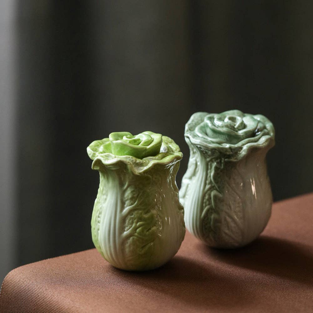 Gohobi （We cover U.S. import duties） – wholesale Tea pot – Gohobi Ceramic Cabbage Tea Container10