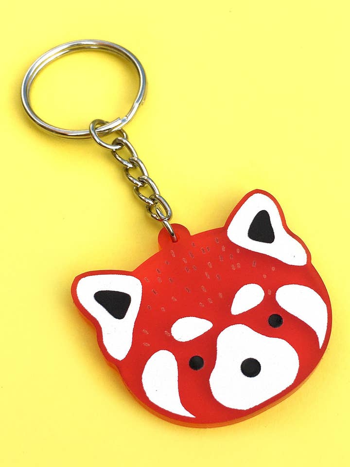 Red Panda Key Ring for wholesale by Tom Hardwick