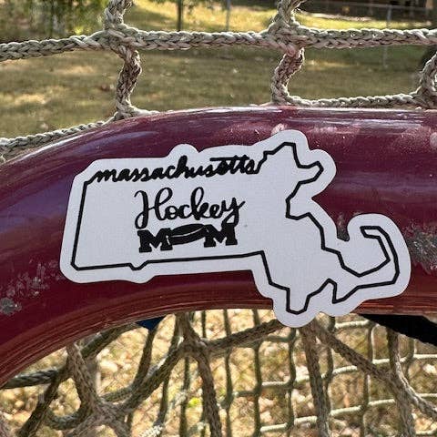 Massachusetts State Hockey Mom Magnet for wholesale by Allison Kay Designs Co.
