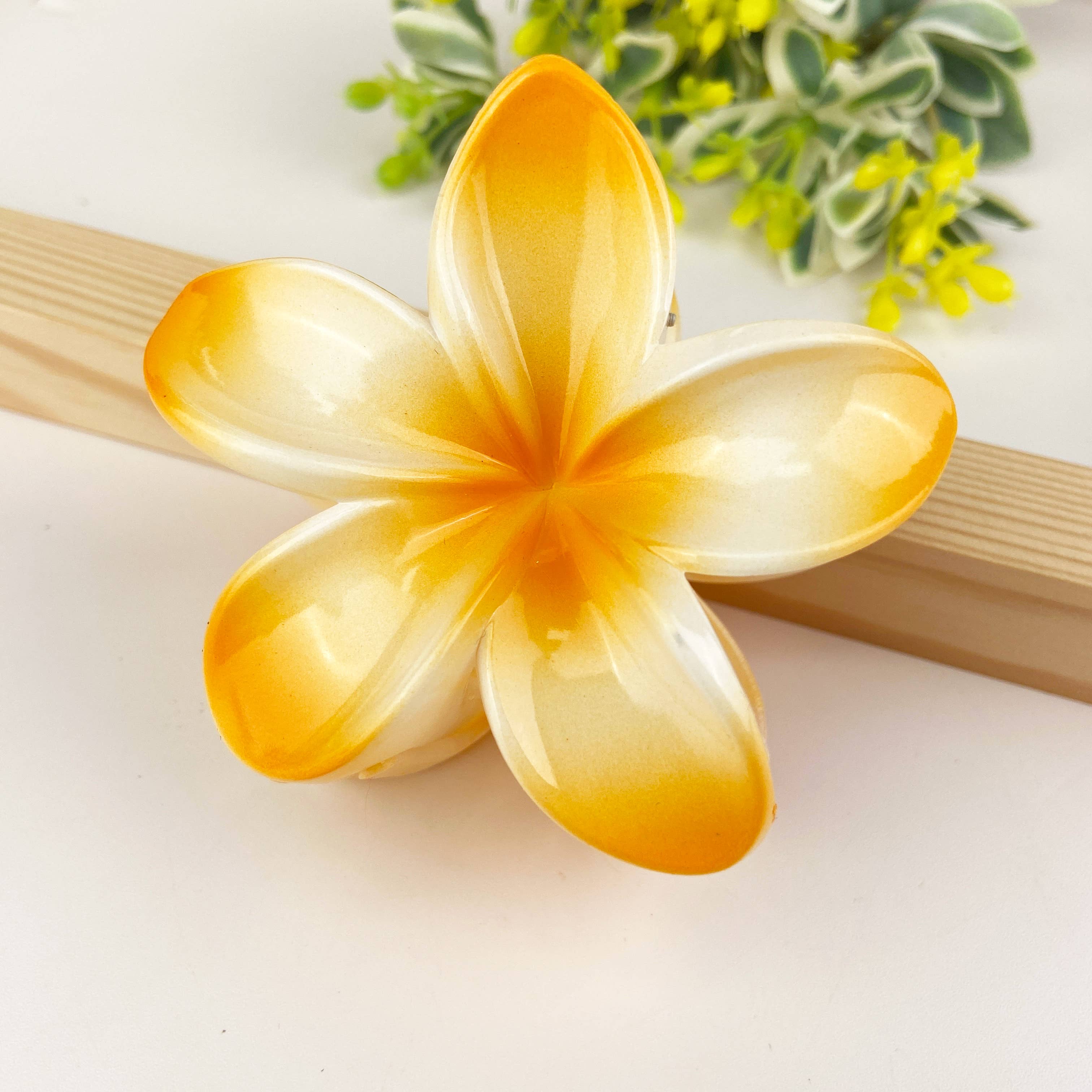 SoapElenGlen - Wholesale Hair Clip - Women's - Colorful plumeria hair Clip5