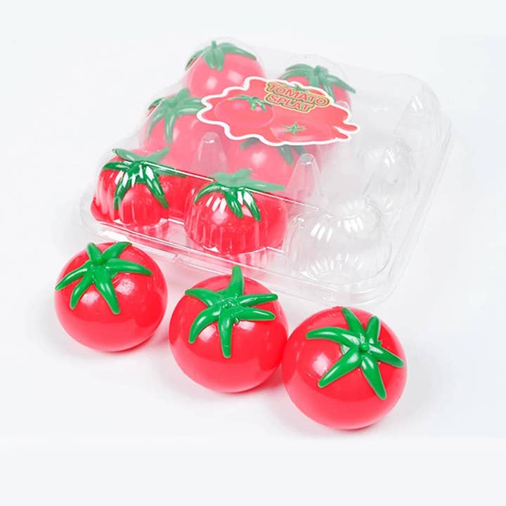 Squeezy Tomato Ball Set of 5 In Bulk for wholesale by Buddha Yoga