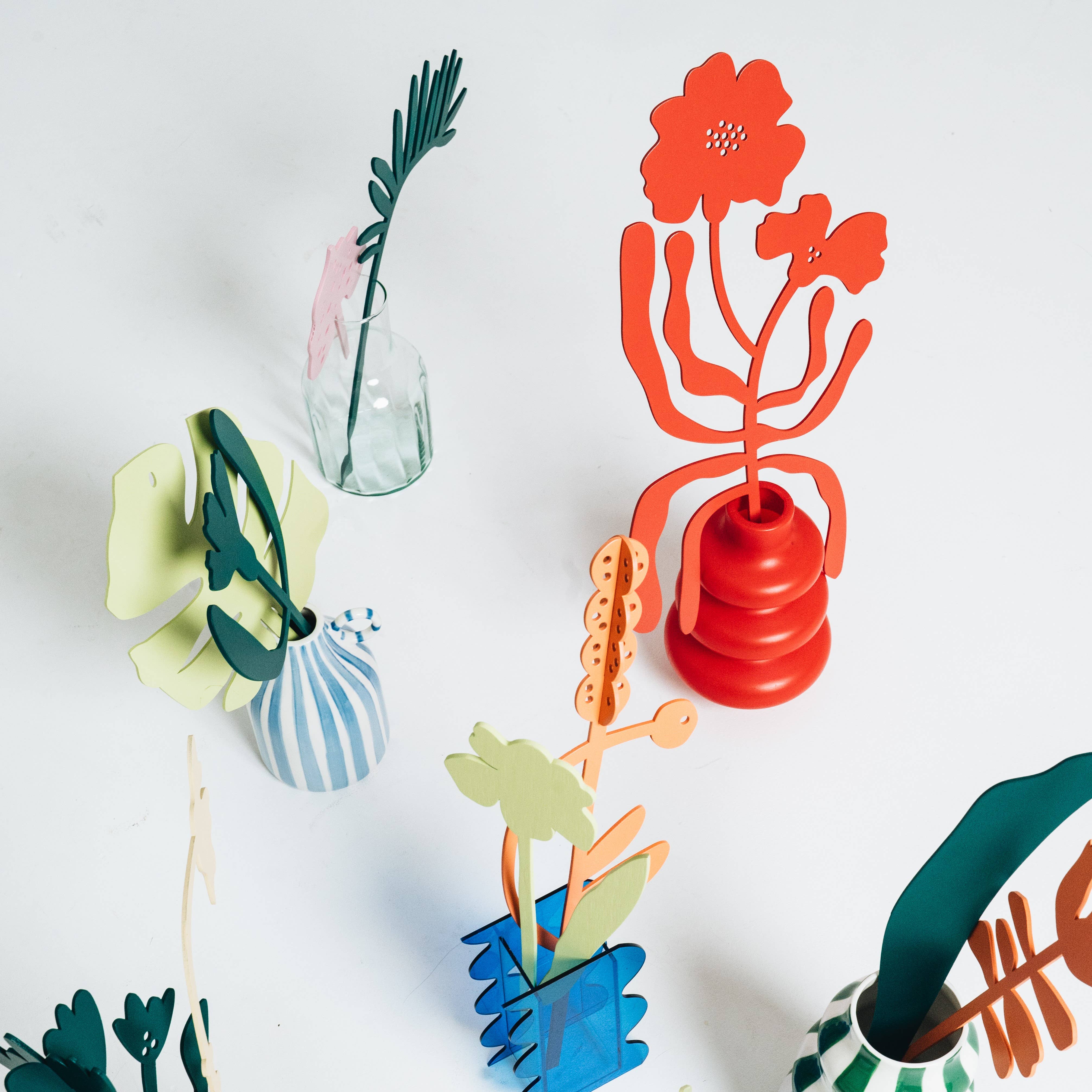 milin - Wholesale Decorative Tabletop Object - POPPY Colorful Wooden Flower Decor, Eco Gift, Home Art 3