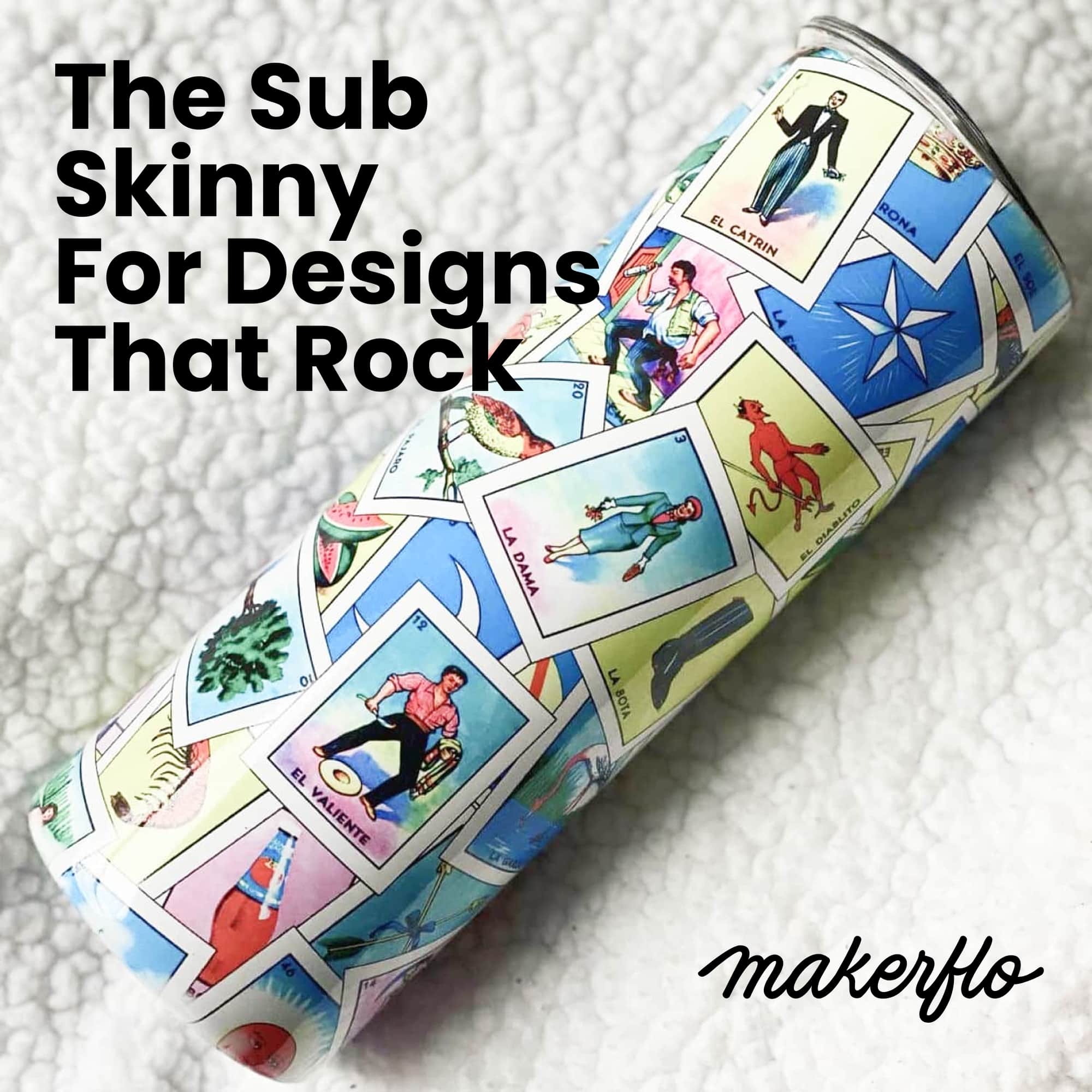 MakerFlo – wholesale Insulated mug/tumbler – 20oz Skinny Sublimation Tumbler8