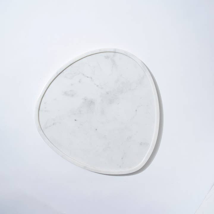 Marmoset Found - Wholesale Decorative tray - Marble Tray Oblong White Marle2