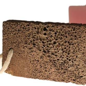 Ancient Wisdom - Wholesale Bath Pouf/Sponge - Volcanic Foot Stone -Square Soap Shape1