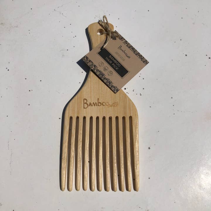 Bamboo Switch - Wholesale Hair Brush/Comb - Bamboo Hair Pick | Stocking Stuffer7