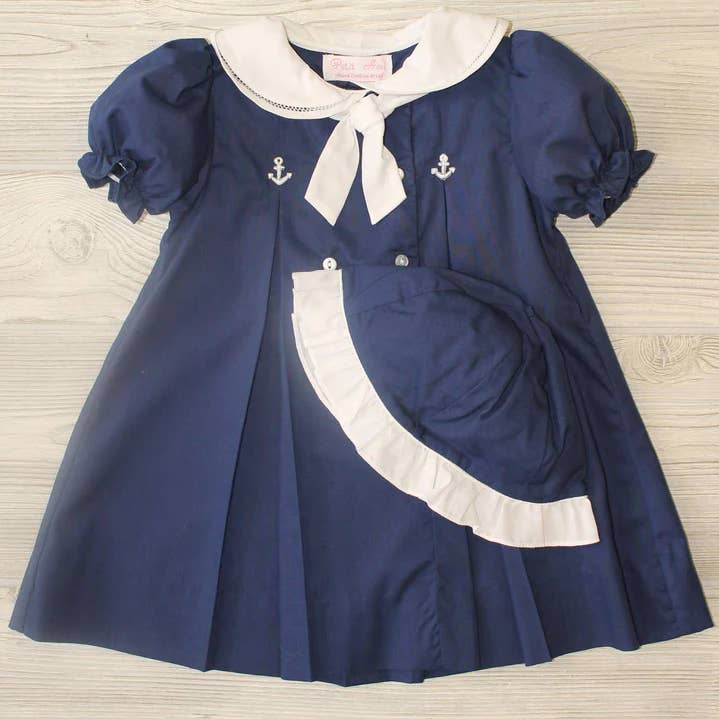 Classic Nautical Dress for wholesale by Petit Ami & Zubels