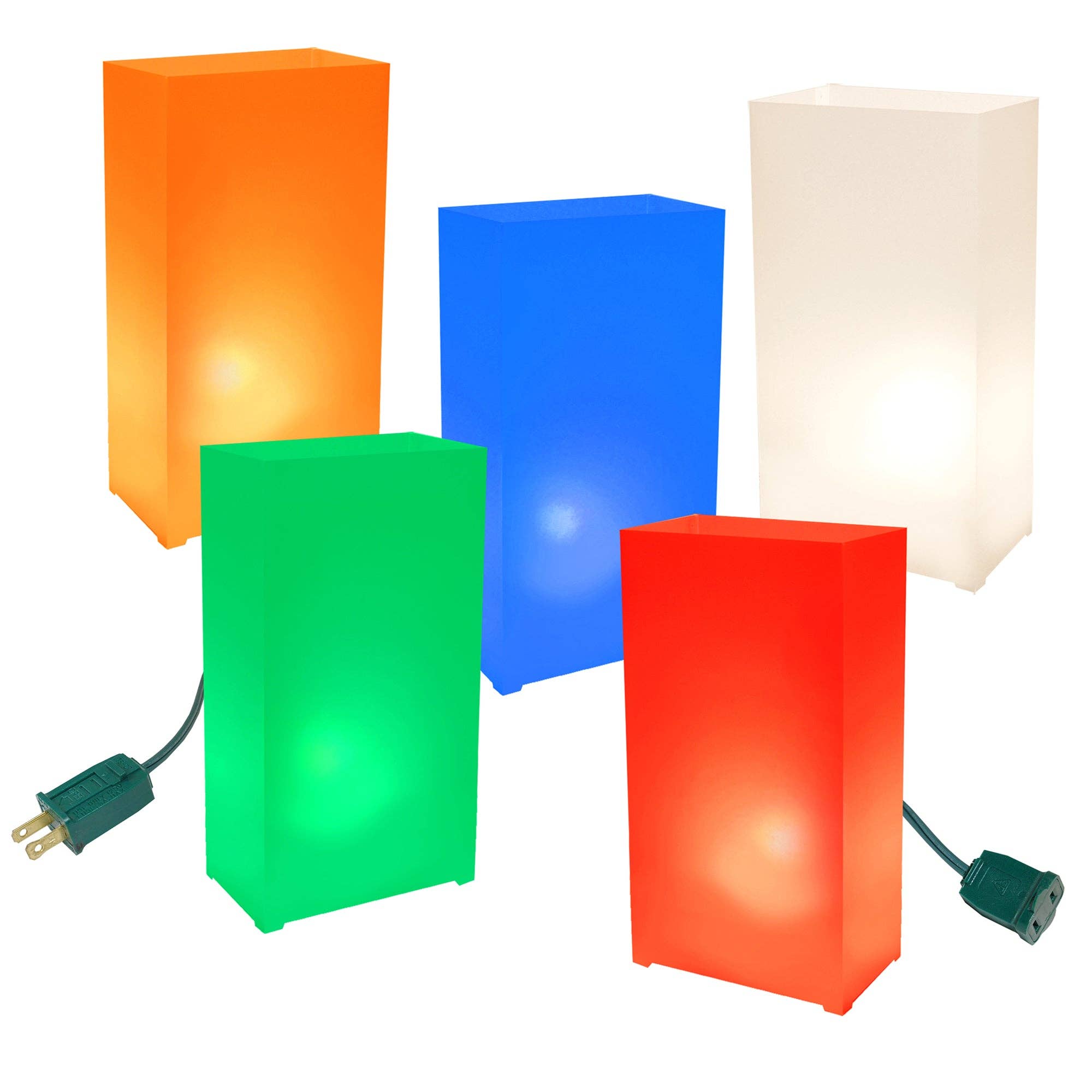 LumaBase - Wholesale Outdoor/Lawn Light - Electric Incandescent Luminaria Kit - Set of 102