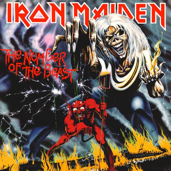 Real Retro - Wholesale Music CD/Vinyl - IRON MAIDEN The Number Of The Beast Record 40TH ANNIVERSARY