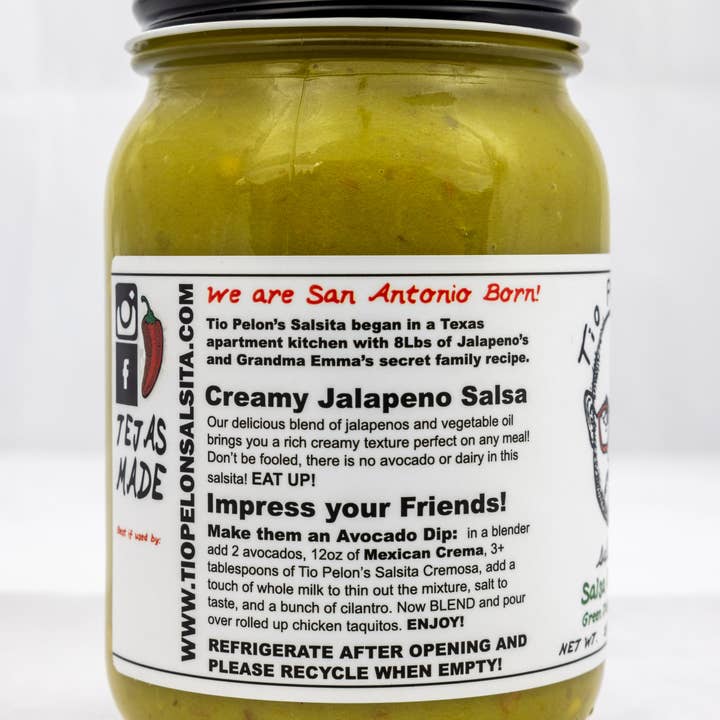 Tio Pelon's Salsita - Wholesale Salsa - Salsita De Cremosa