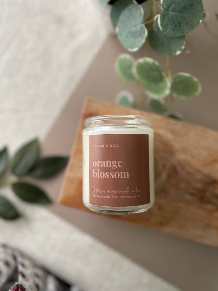 Flor de Laranjeira - 7oz. Vela de Soja de Vidro por atacado de The Candle Collective