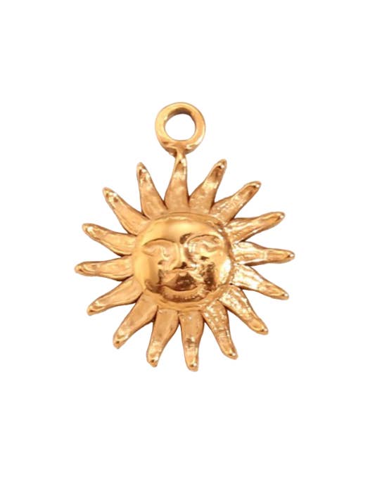 Sea Bones - Wholesale Individual Charm/Pendant - Happy Sun Charm