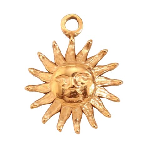 Sea Bones - Wholesale Individual Charm/Pendant - Happy Sun Charm0