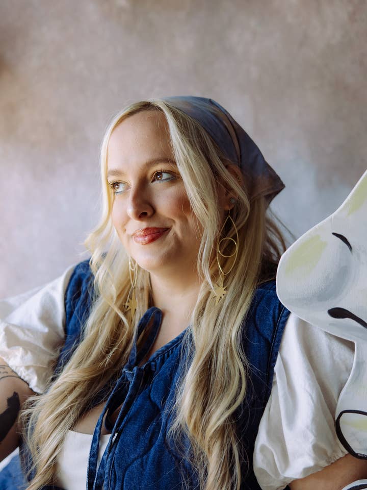 Starry Eyed Earrings for wholesale by Flatwoods Fawn