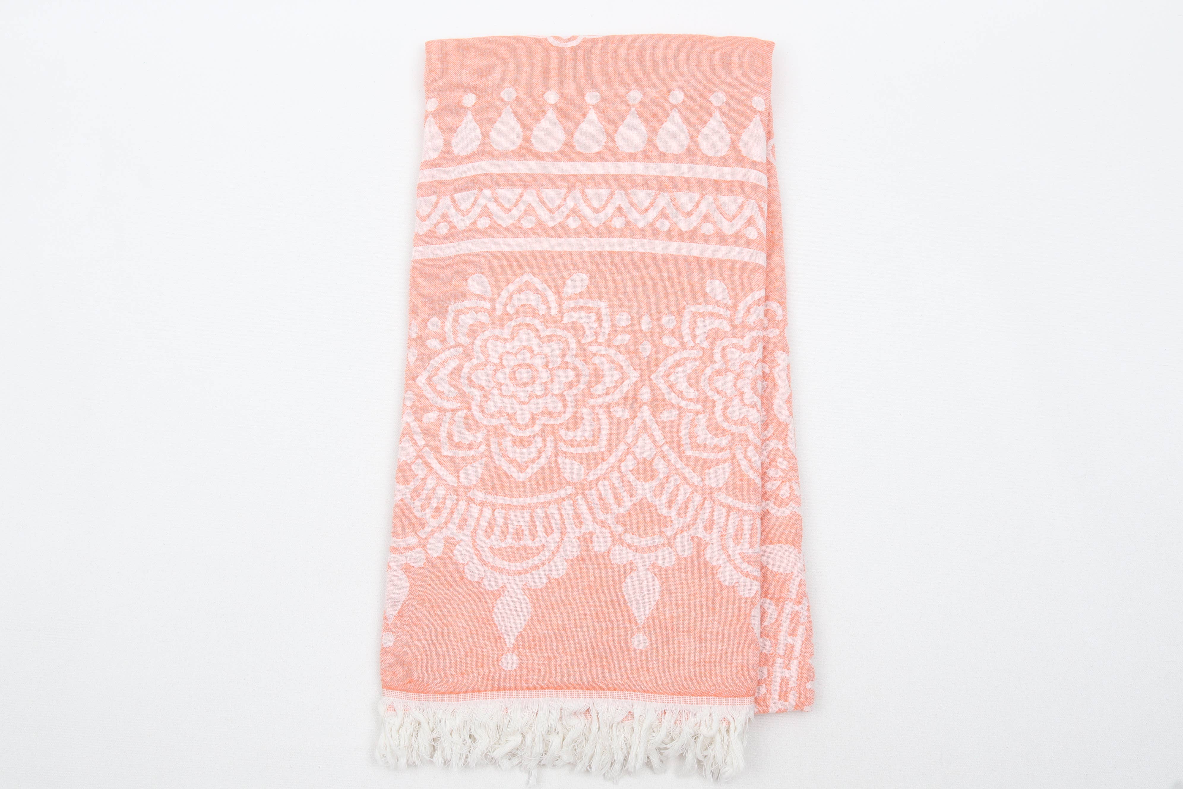 The Loom Wholesale - Wholesale Beach Towel - Floral Motif Turkish Cotton Hammam Towels4