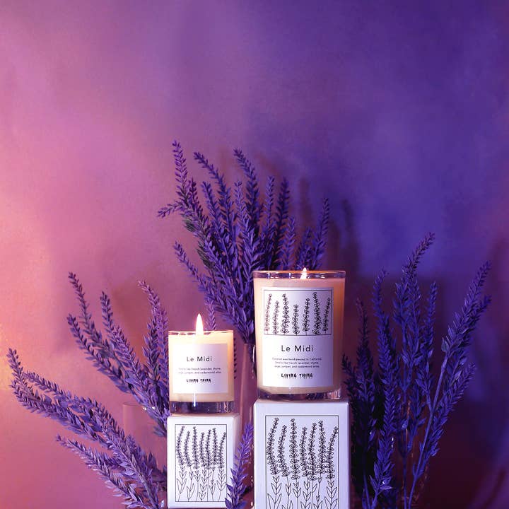 Living Thing - Wholesale Jar/Filled Candle - Le Midi: Lavender, Sage + Cedar Atlas Candle