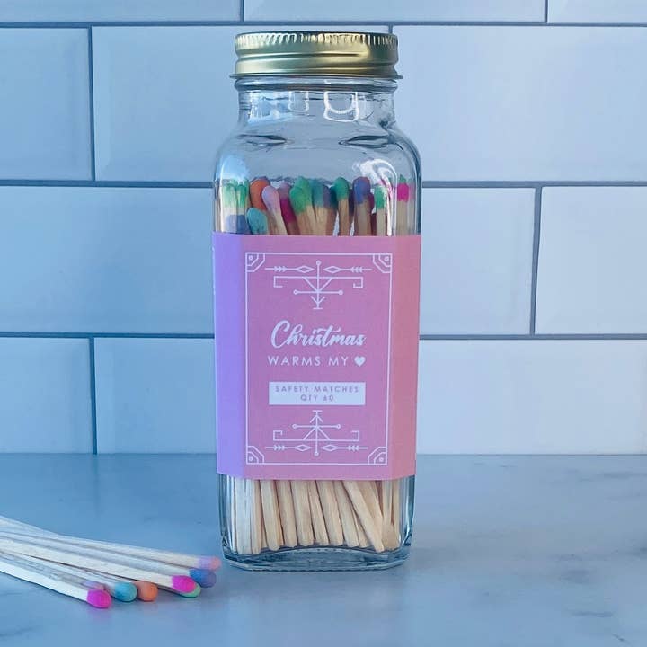 Rambling Caravan - Wholesale Matches - Merry Christmas Safety Matches - Christmas Warms My Heart2