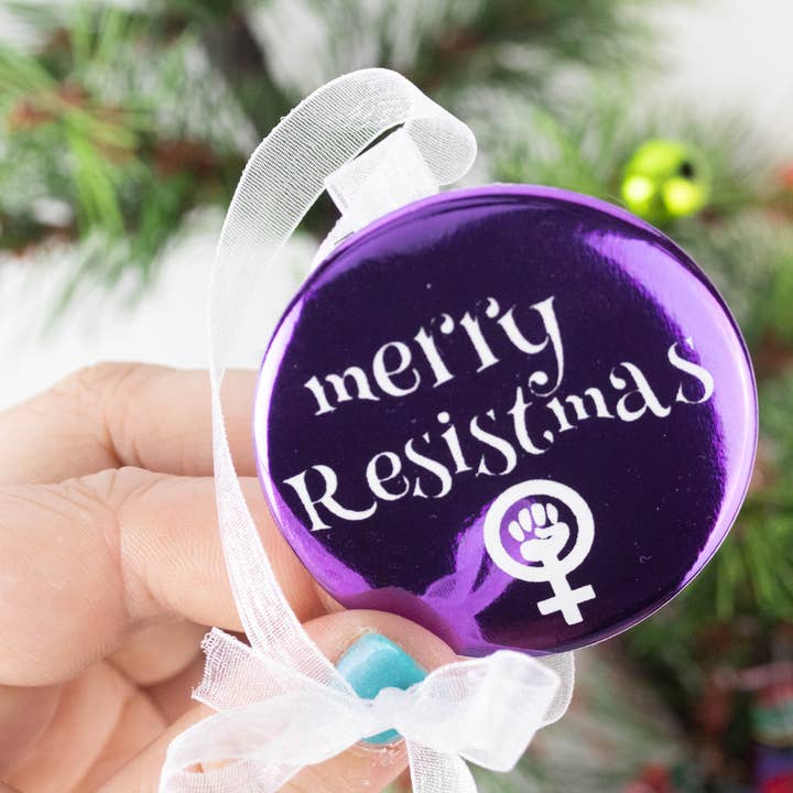 Ifs, Ands, Or Buttons – Engroshandel Pynt – Glædelig Resistmas Ornament - Feministisk Julepynt