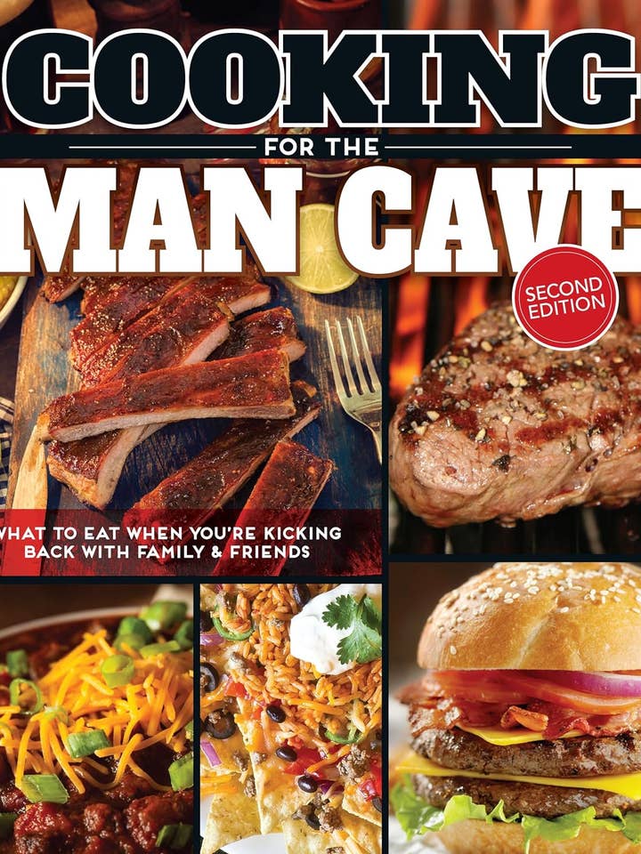 Cooking for the Man Cave, 2nd Edition for wholesale by Fox Chapel Publishing