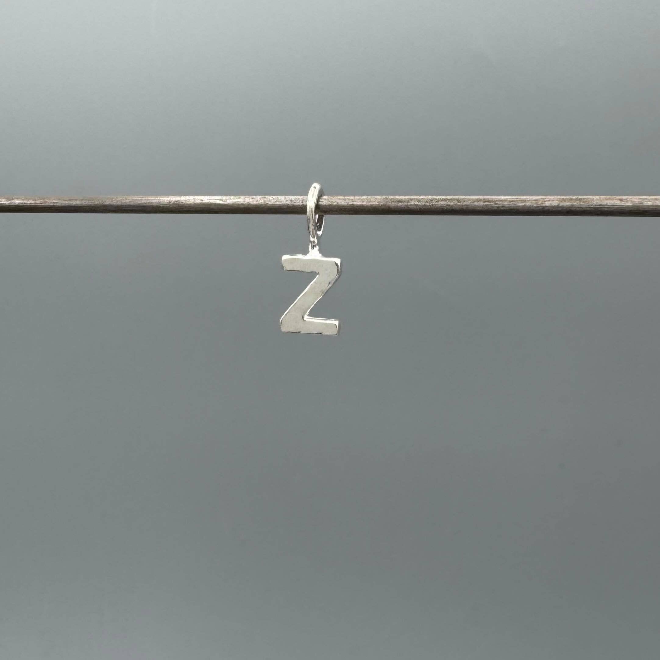 Something Silver - Wholesale Individual Charm/Pendant - Perfect Little Block Letter Initial Charm52