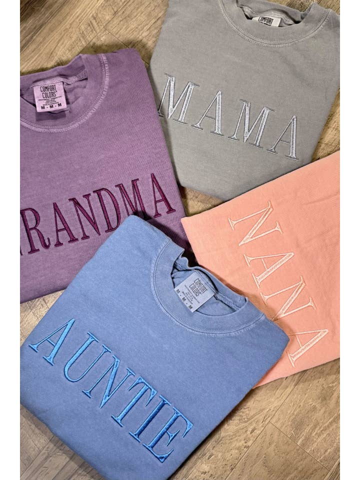 Spirit+Tribe - Wholesale T-Shirt - Women's - CUSTOM EMBROIDERED MOTHERS DAY T-SHIRT