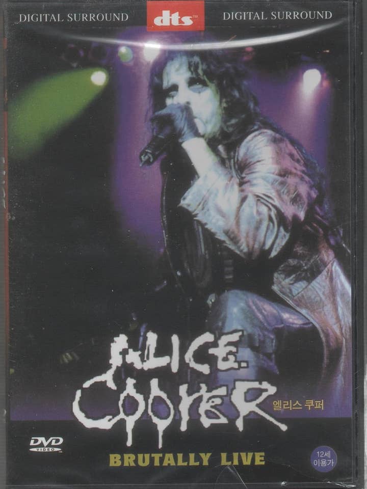 Cassette VHS de film scellée Brutally Live ALICE COOPER pour la vente par Real Retro