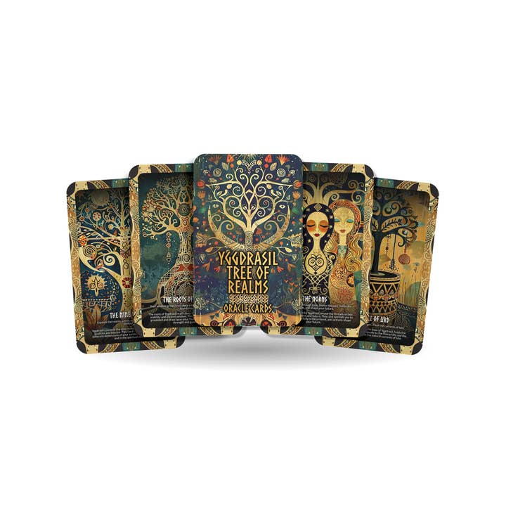 Baraja Oráculo del Árbol de los Reinos de Yggdrasil para la Perspicacia Espiritual para venta al por mayor de IBIZA TAROT