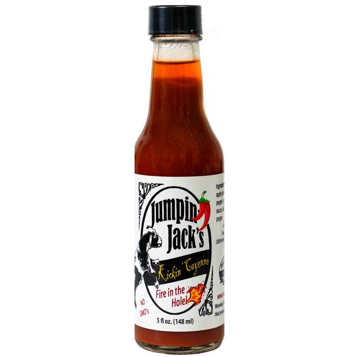 Deep Fork Foods - Wholesale Hot Sauce - Jumpin' Jack's Kickin' Cayenne Hot Sauce