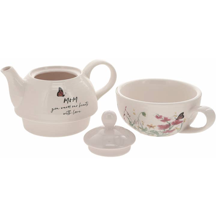 Pavilion - Wholesale Tea Set - Mom - Tea for One
(14.5 oz Teapot & 10 oz Cup)