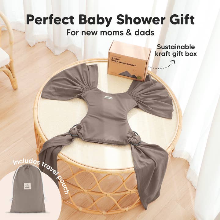 Gris cobre Portabebés D-Lite de KeaBabies de venta al por mayor en Faire7