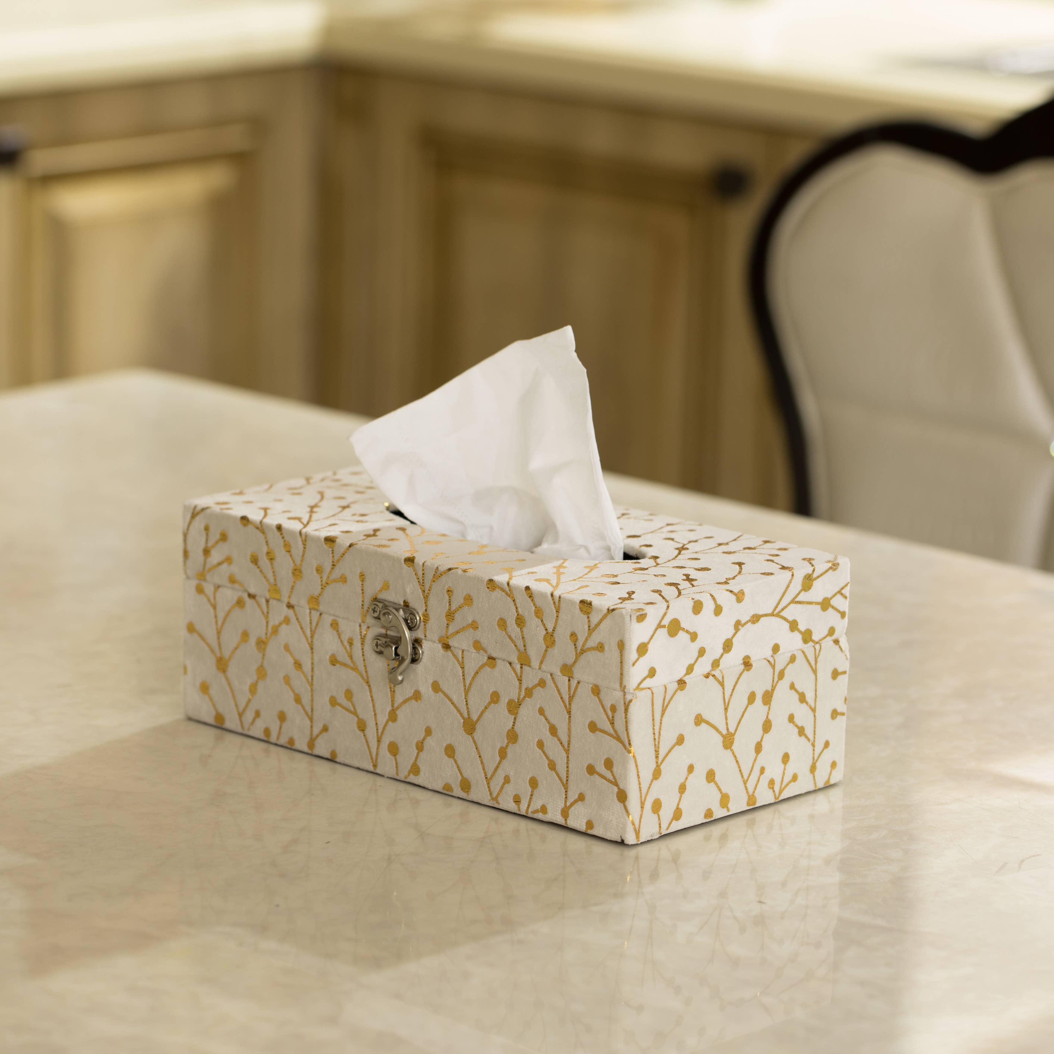 Quickway Imports - Wholesale Tissue Box - Velvet Modern Paper Facial Tissue Box Holder7