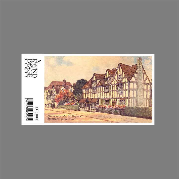 Found Image Press - Wholesale Sticker - Sticker EN-318 Shakespeare's Birthplace1