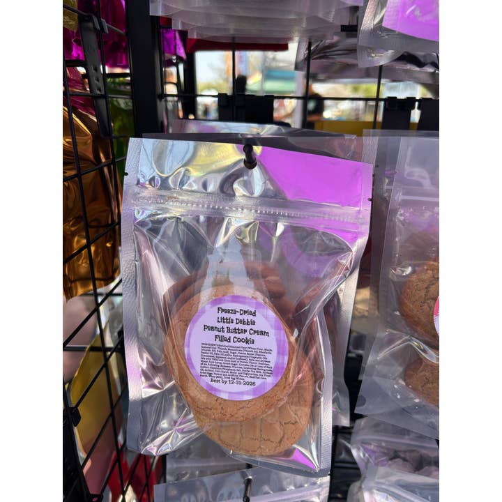 Petit biscuit au beurre de cacahuète Little Debbie lyophilisé pour la vente par Rodgers jam berries