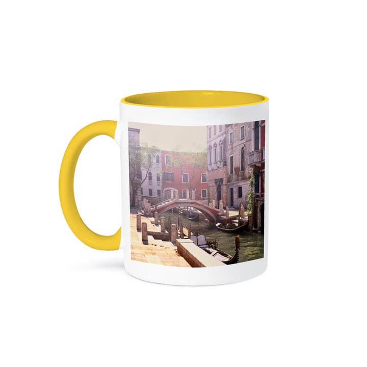 3dRose - Wholesale Coffee Mug - 3dRose, Canals of Venice with Gondolas in Full Sunlight, Mug