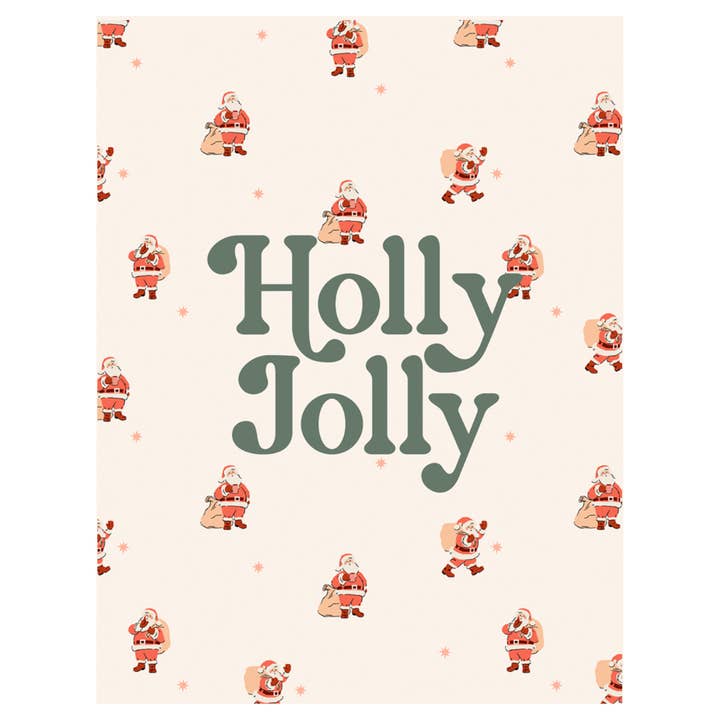 Holly Jolly Banner - Bannière murale décorative de Noël pour enfants pour la vente par Cherrypick