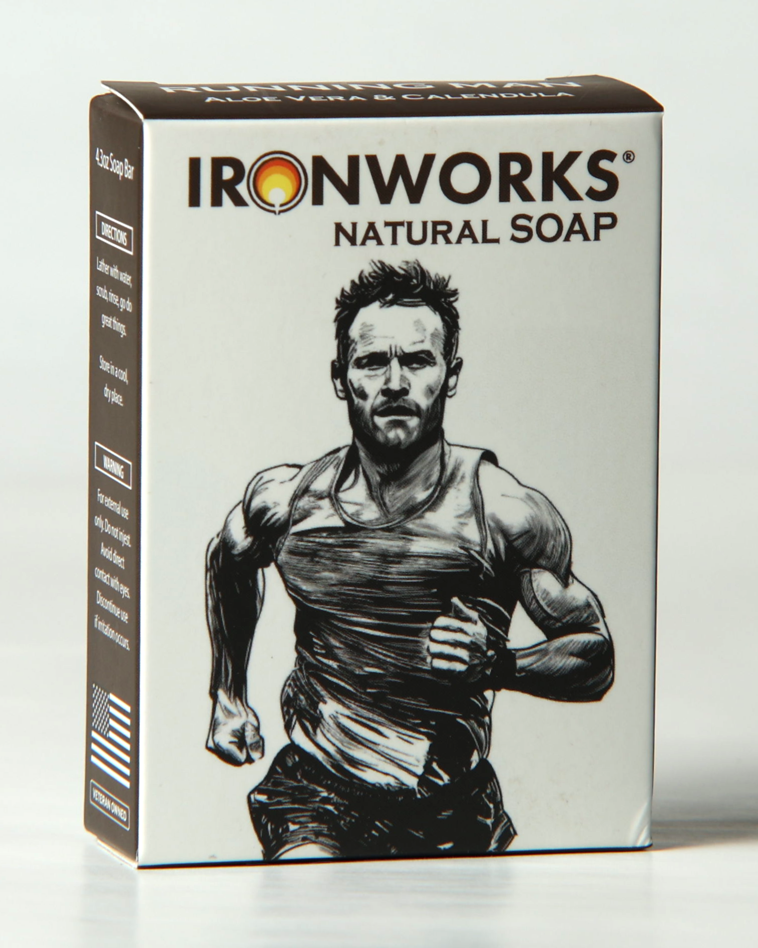 IRONWORKS Soap Company - Wholesale Bar Soap - Men's - Bar Soap Running Man4