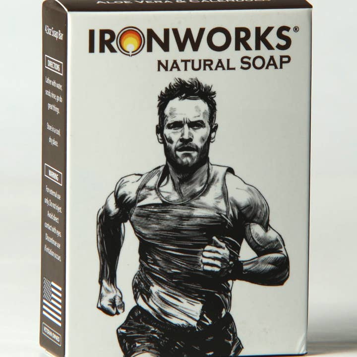 IRONWORKS Soap Company - Wholesale Bar Soap - Men's - Bar Soap Running Man4