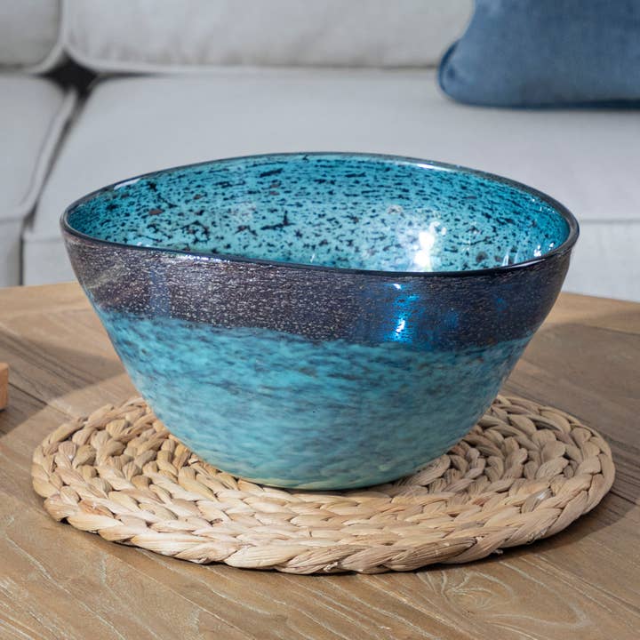 Thalassa Tigela soprada à mão Safira por atacado de Riva Home