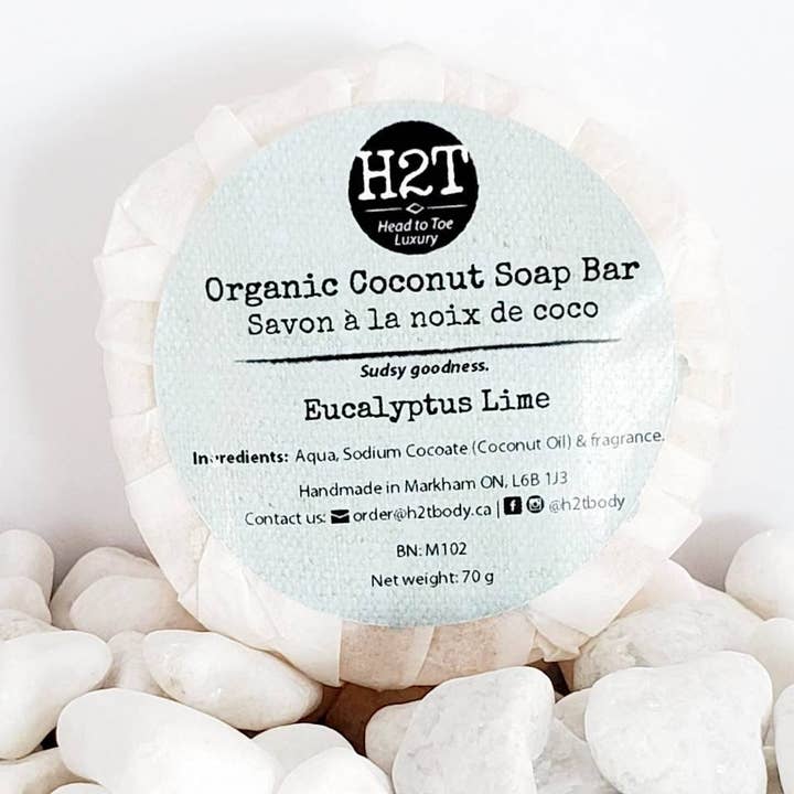 Savon biologique à la noix de coco et à la lime pour la vente par H2TBody